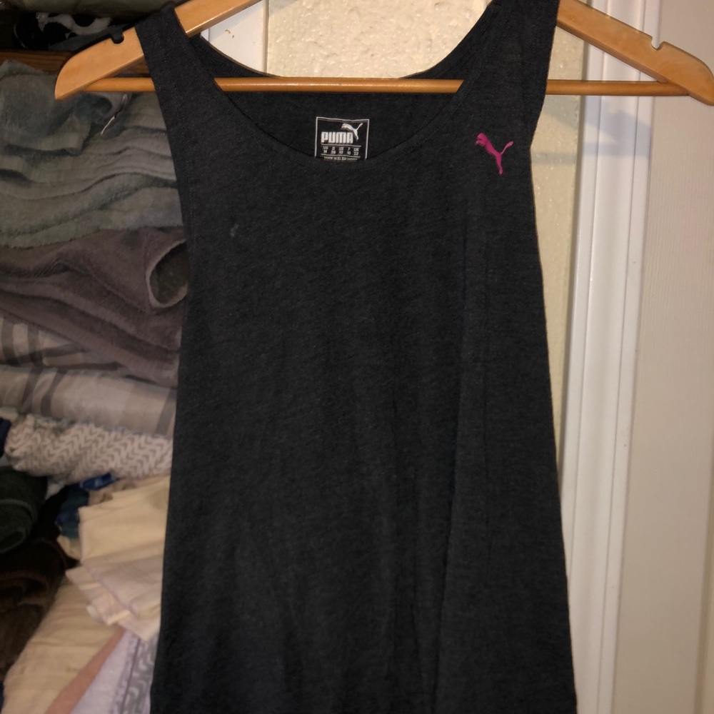 puma tank top with open back